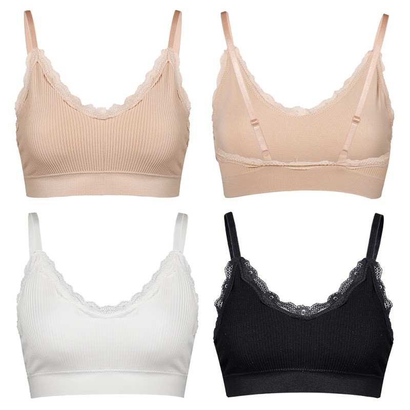 Bra Summer backless Bra Underwear Women Sleeveless Top V Neck Crop Top Female Sexy Crochet Lace Trim Elastic Bralette Vest CY01, Khaki
Bra Summer backless Bra Underwear Women Sleeveless Top V Neck Crop Top Female Sexy Crochet Lace Trim Elastic Bralette Vest CY01, Khaki