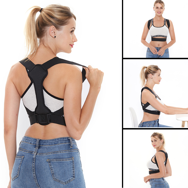 Adjustable Clavicle Posture Corrector Men Woemen Upper Back Brace Shoulder Lumbar Support Belt Corset Posture Correction, Light grey
Adjustable Clavicle Posture Corrector Men Woemen Upper Back Brace Shoulder Lumbar Support Belt Corset Posture Correction, Light grey