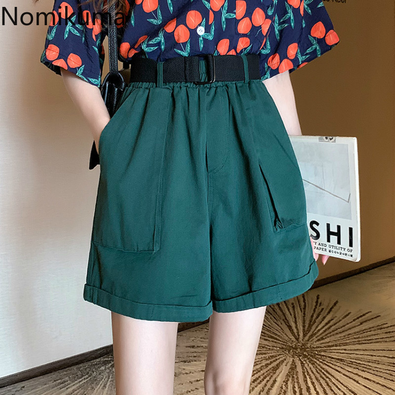 Nomikuma Korean Style High Waist Shorts Solid Color Pockets Casual Loose Cargo Short Pants Women Fashion New Streetwear 3c071, White shorts
Nomikuma Korean Style High Waist Shorts Solid Color Pockets Casual Loose Cargo Short Pants Women Fashion New Streetwear 3c071, White shorts