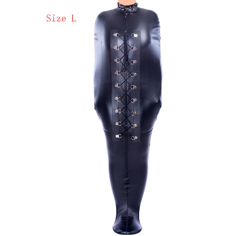 BDSM Full Body Bondage Bag With Open Head,Sexy Mermaid Leg Binder Mummy Sack Restraint Tight Bag Sleeping Bag Erotic Toys Y200616