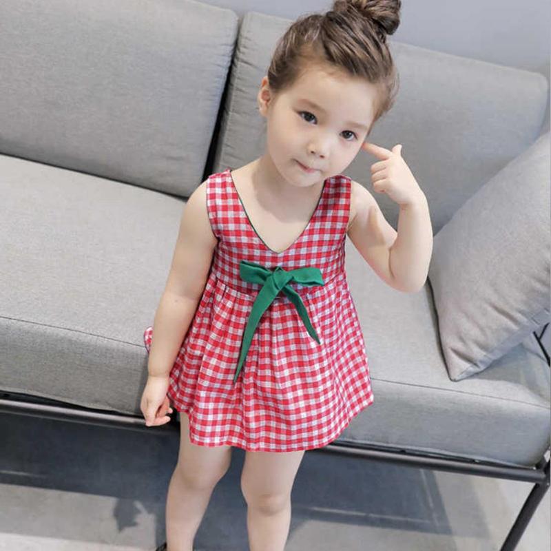 Kids Girls Sleeveless BABY Dress Plaid V-Neck Infant Cotton Blend Bowknot Plaid Baby Dress For Beautiful Infant Girls Soft, As pic
Kids Girls Sleeveless BABY Dress Plaid V-Neck Infant Cotton Blend Bowknot Plaid Baby Dress For Beautiful Infant Girls Soft, As pic