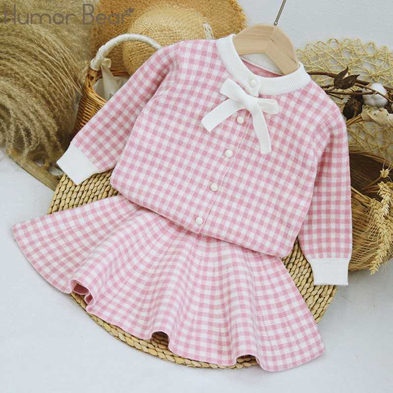 Humor Bear Baby Autumn Winter 2020 Girls Clothing Suit Korean Plaid Bow Ball Long Sleeve Sweater+Skirt 2Pcs Baby Children's Suit, Pink
Humor Bear Baby Autumn Winter 2020 Girls Clothing Suit Korean Plaid Bow Ball Long Sleeve Sweater+Skirt 2Pcs Baby Children's Suit, Pink