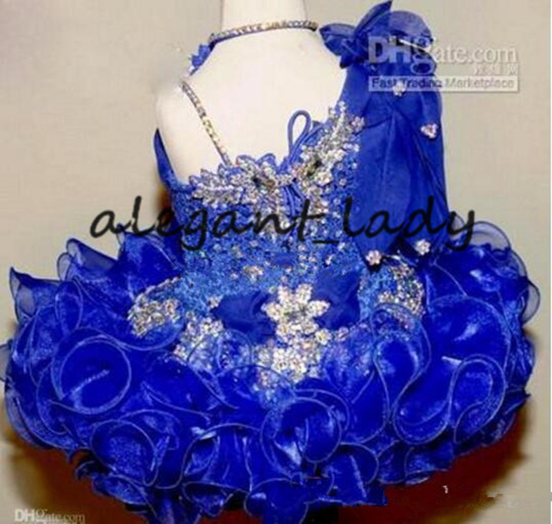 cute girls glitz pageant dresses royal blue lace flower girl dresses hand made flowers beads crystals tiers toddler pageant dresses