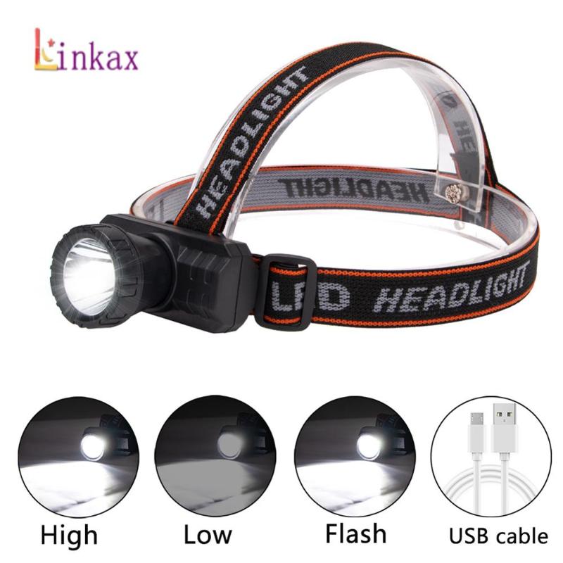 Super bright LED Headlamp USB Rechargeable Waterproof Headlight 3 modes Fishing Headlights Outdoor Camping
Super bright LED Headlamp USB Rechargeable Waterproof Headlight 3 modes Fishing Headlights Outdoor Camping
