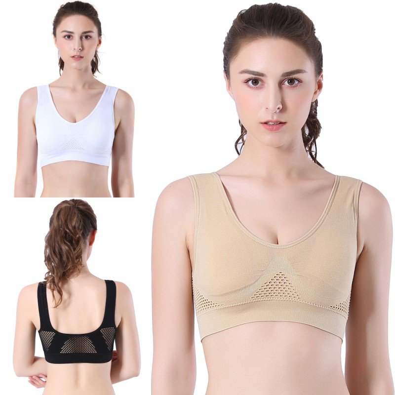 Breathable Mesh Sport Yoga Bra Top Women Hollow Out Cross Shockproof Push Up Bras For Fitness Running Gym Vest Underwear
Breathable Mesh Sport Yoga Bra Top Women Hollow Out Cross Shockproof Push Up Bras For Fitness Running Gym Vest Underwear