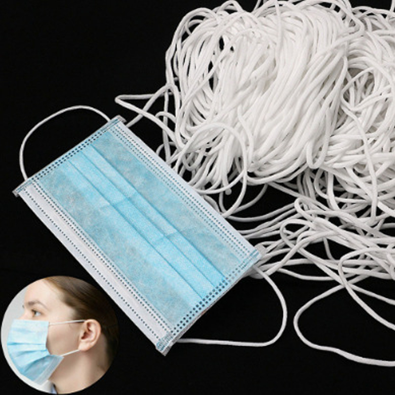 109yards 3mm Mouth Mask Elastic Bands Mask Rope Rubber Band String Mask Ear Cord Round Elastic Band DIY Sewing Accessories
109yards 3mm Mouth Mask Elastic Bands Mask Rope Rubber Band String Mask Ear Cord Round Elastic Band DIY Sewing Accessories