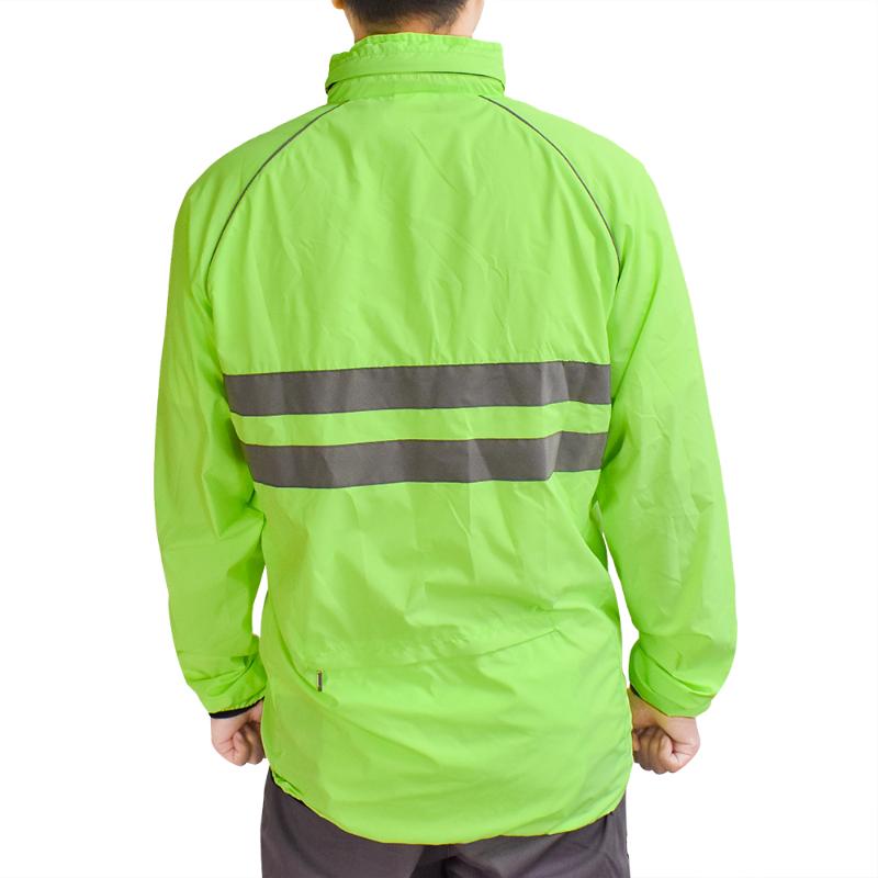 Running Jackets WOSAWE Thin Hooded Caps Reflective Windproof Water Rain Repellent Cycling Windbreaker Coat Bike Sports Jackets1205