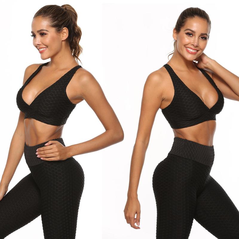 1 Pc Jacquard Sport Bra Yoga Underwear Strap Bra Fitness Soft Camisole Sexy Underwear for Woman Lady - Size (Black
1 Pc Jacquard Sport Bra Yoga Underwear Strap Bra Fitness Soft Camisole Sexy Underwear for Woman Lady - Size (Black