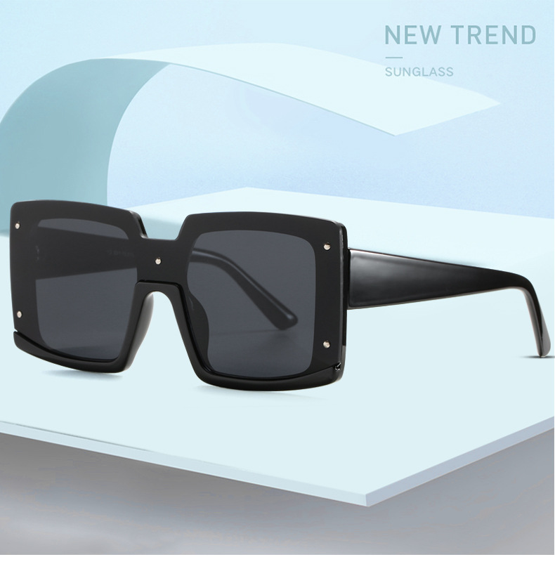 Fashion Oversized Sunglasses Classic One Pieces Square Eyeglasses Outdoor Travel Women Men Flat Top Eyewear 9091
Fashion Oversized Sunglasses Classic One Pieces Square Eyeglasses Outdoor Travel Women Men Flat Top Eyewear 9091