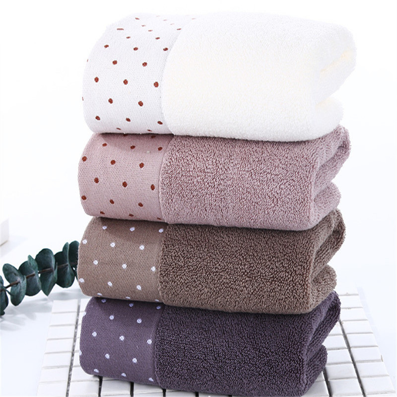 Cotton Absorbent Dot Pattern Solid Color Soft Comfortable Gentle Skin Grade Men Women Bathroom Travel Hand Face Towel 34x74cm, White
Cotton Absorbent Dot Pattern Solid Color Soft Comfortable Gentle Skin Grade Men Women Bathroom Travel Hand Face Towel 34x74cm, White