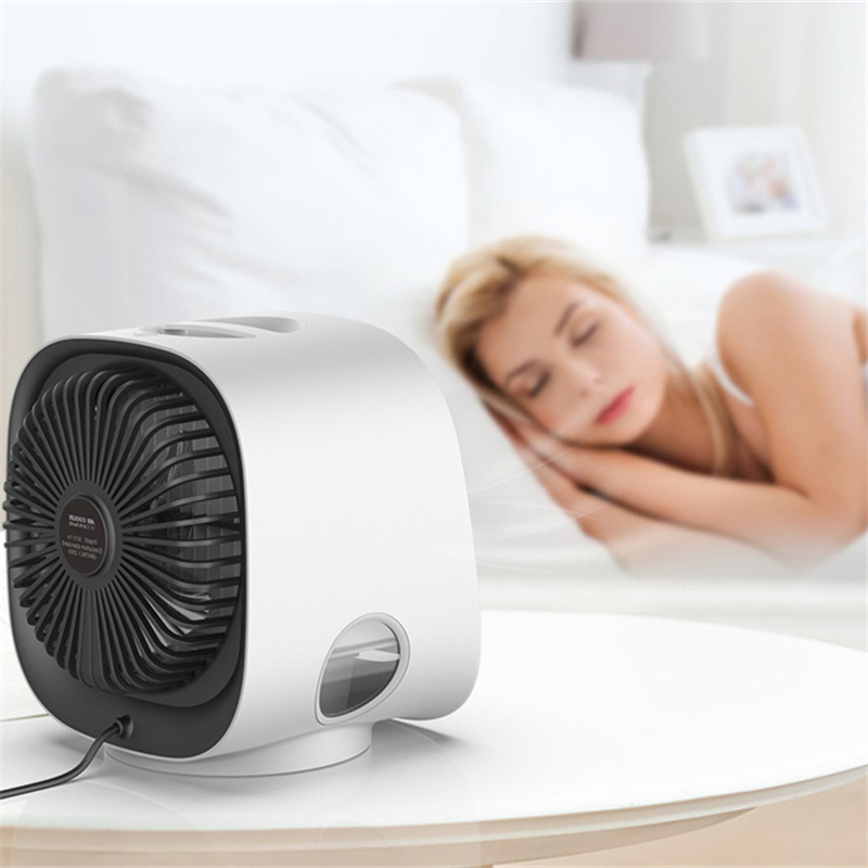 2020New Portable Air Conditioner Multifunction Humidifier Purifier USB Desktop Air Cooler Fan With Water Tank Home Handheld Humid