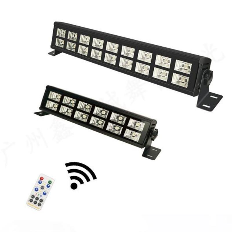 Remote Control 7 Mode 24LED UV LED Black Light Bar UV LED Stage Light Wall Washer Lighting for Christmas Halloween Disco DJ KTV Club Party
Remote Control 7 Mode 24LED UV LED Black Light Bar UV LED Stage Light Wall Washer Lighting for Christmas Halloween Disco DJ KTV Club Party