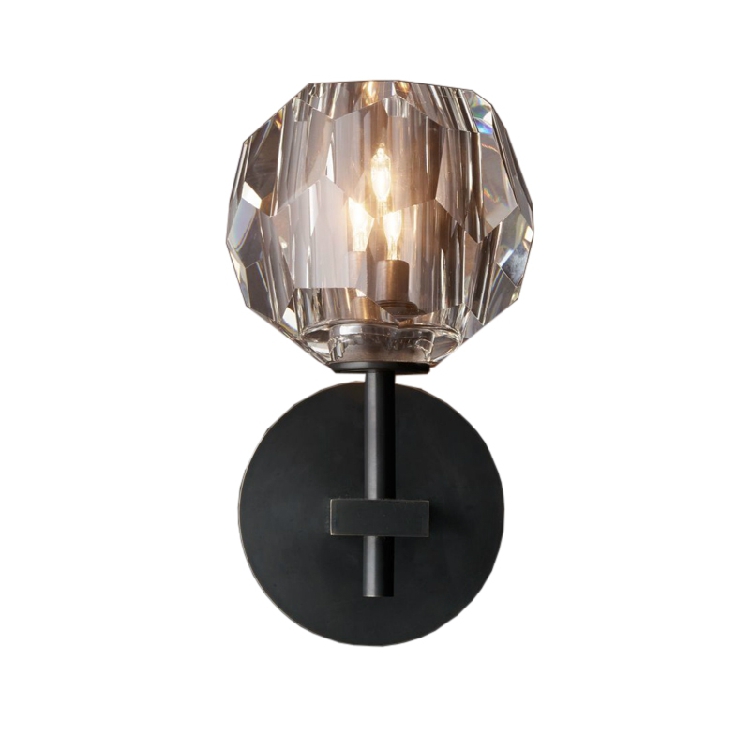 Vintage Wall Lamp Luxurious Crystal Wall Lights Nordic Art Light Fixture Hotel LED Wall Lamps Indoor Art Deco LED Lighting