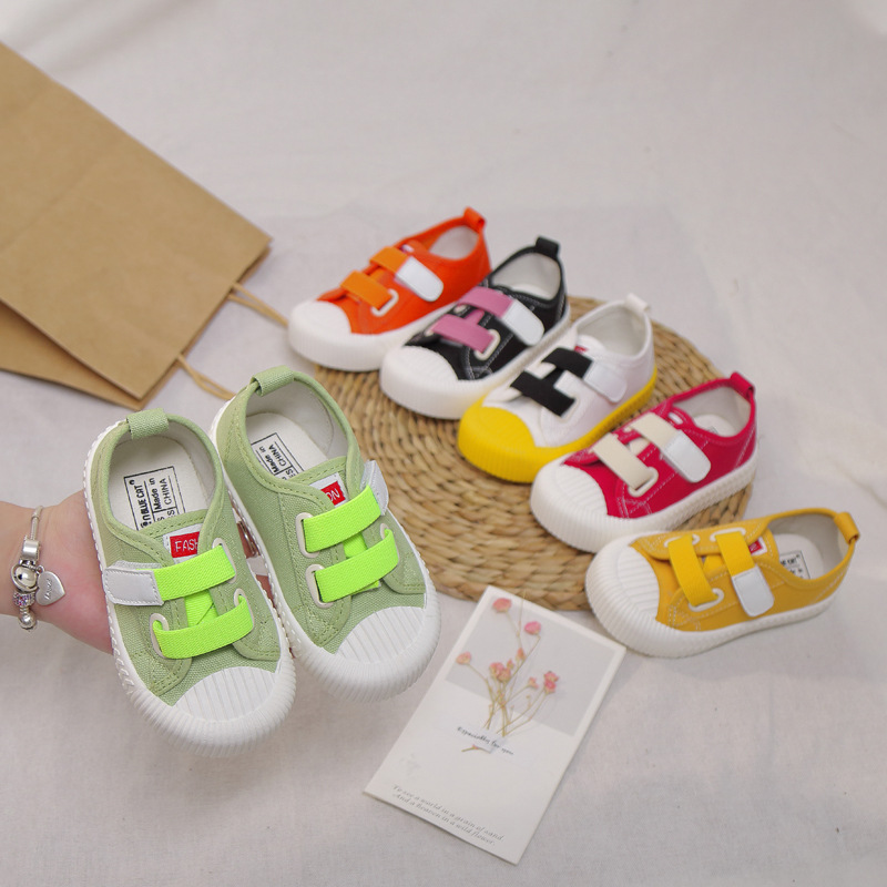 Kids Casual Shoes Hook Loop Children Sneakers Candy Color Lace Up Boys Shoes Anti-kick Girls Canvas Trainers Zapatillas, Black
Kids Casual Shoes Hook Loop Children Sneakers Candy Color Lace Up Boys Shoes Anti-kick Girls Canvas Trainers Zapatillas, Black