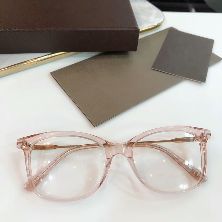 2020 Newest FT5510 concise norble female ultralight fashion design glasses frame Italy-imported plank full-set case wholesale freeshipping