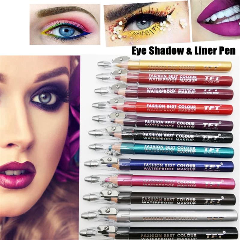 1Pc Eye Shadow Liner Pen Highlighter Waterproof Glitter Matte Eyeliner Pencil 12 Colors Long Lasting Eye Beauty Cosmetic Makeup, Sky blue
1Pc Eye Shadow Liner Pen Highlighter Waterproof Glitter Matte Eyeliner Pencil 12 Colors Long Lasting Eye Beauty Cosmetic Makeup, Sky blue