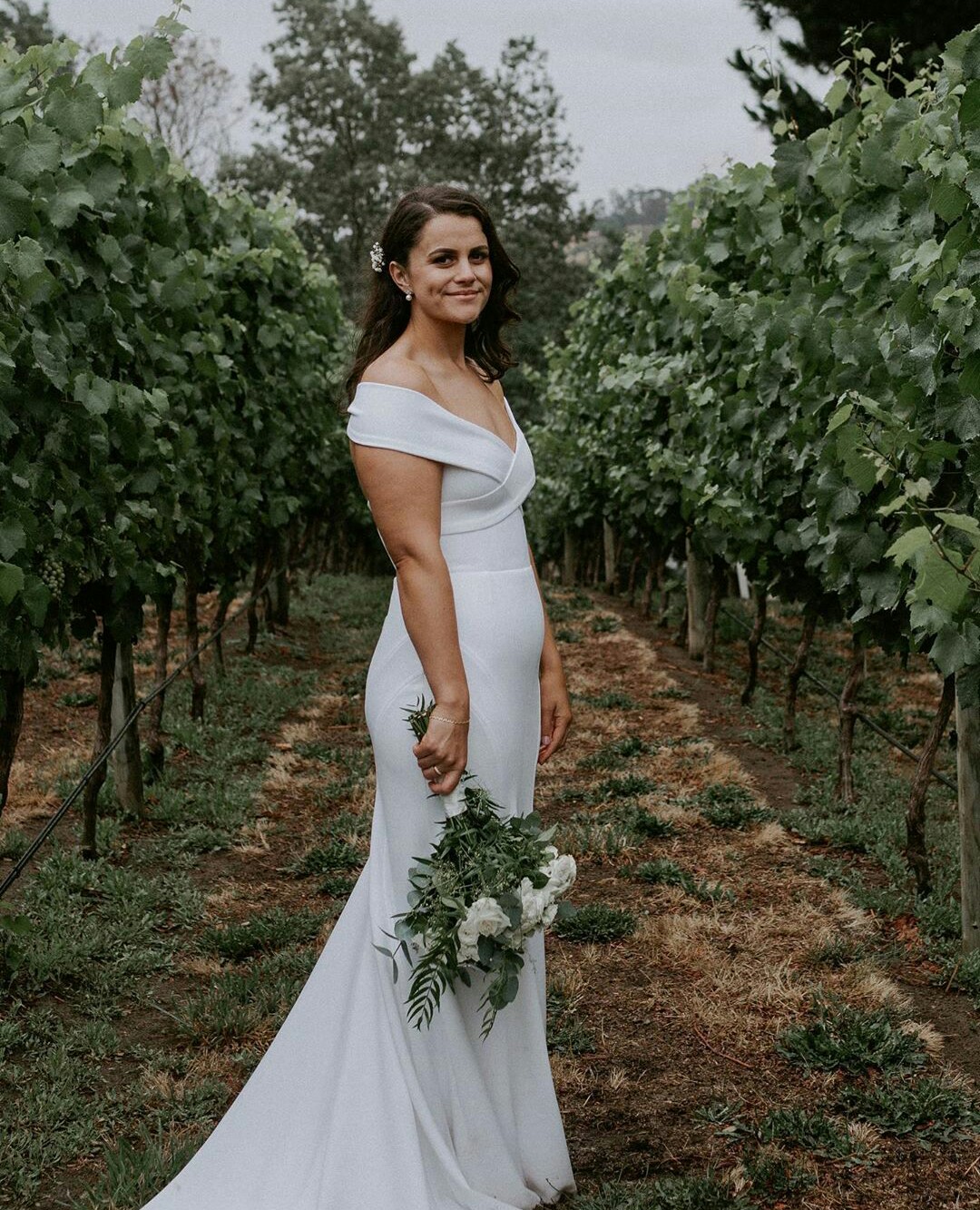plus size simply satin mermaid wedding dresses off shoulder hollow back bridal gowns sweep train wedding dress vestidos de novia