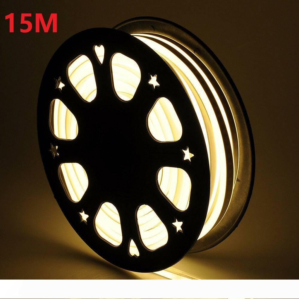 110V LED Strips 50 Feet LED Double Side Neon Rope Light Glow Outdoor Chirstmas Holiday Party Home Strip
110V LED Strips 50 Feet LED Double Side Neon Rope Light Glow Outdoor Chirstmas Holiday Party Home Strip