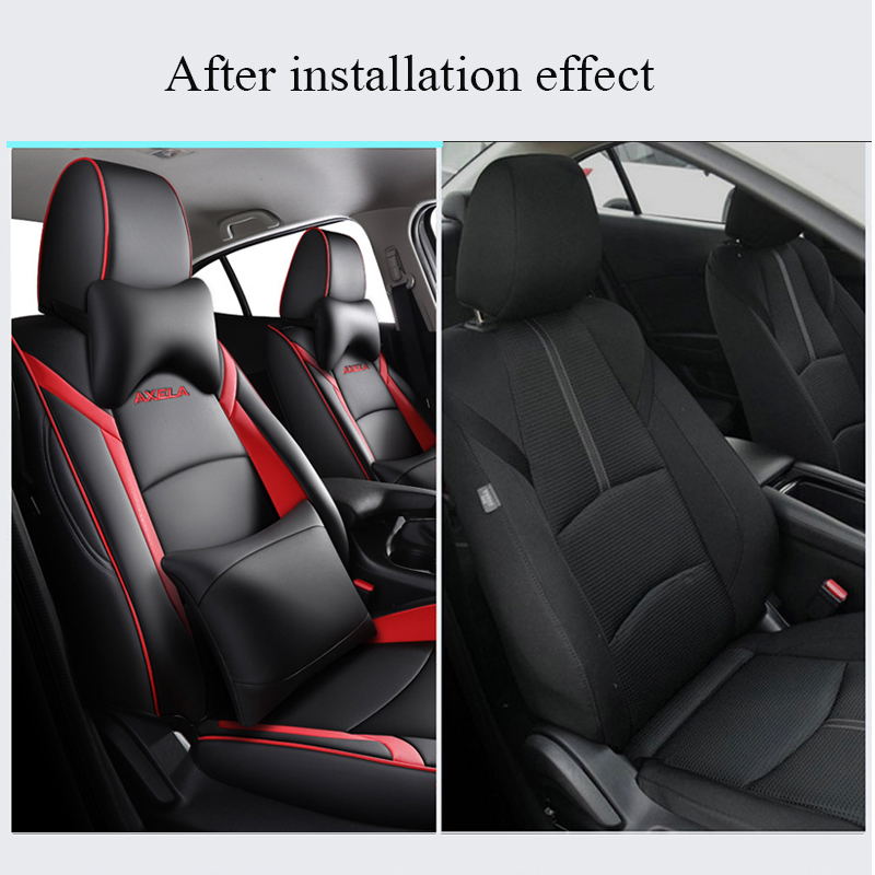 xury quality Car Seat Cover for Mazda 3 Axela 2014 leather fit Four Seasons Auto Styling Accessories