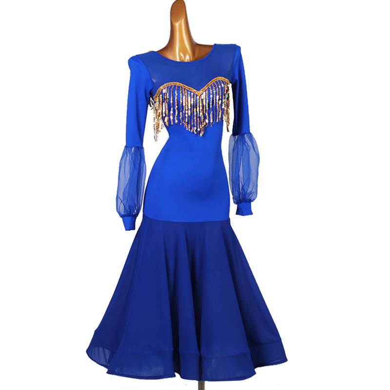 Ballroom Dance Dresses Lady's royal blue Tango Waltz Dancing Skirt Women Ballroom Dance Competition Dress q231, As pic
Ballroom Dance Dresses Lady's royal blue Tango Waltz Dancing Skirt Women Ballroom Dance Competition Dress q231, As pic