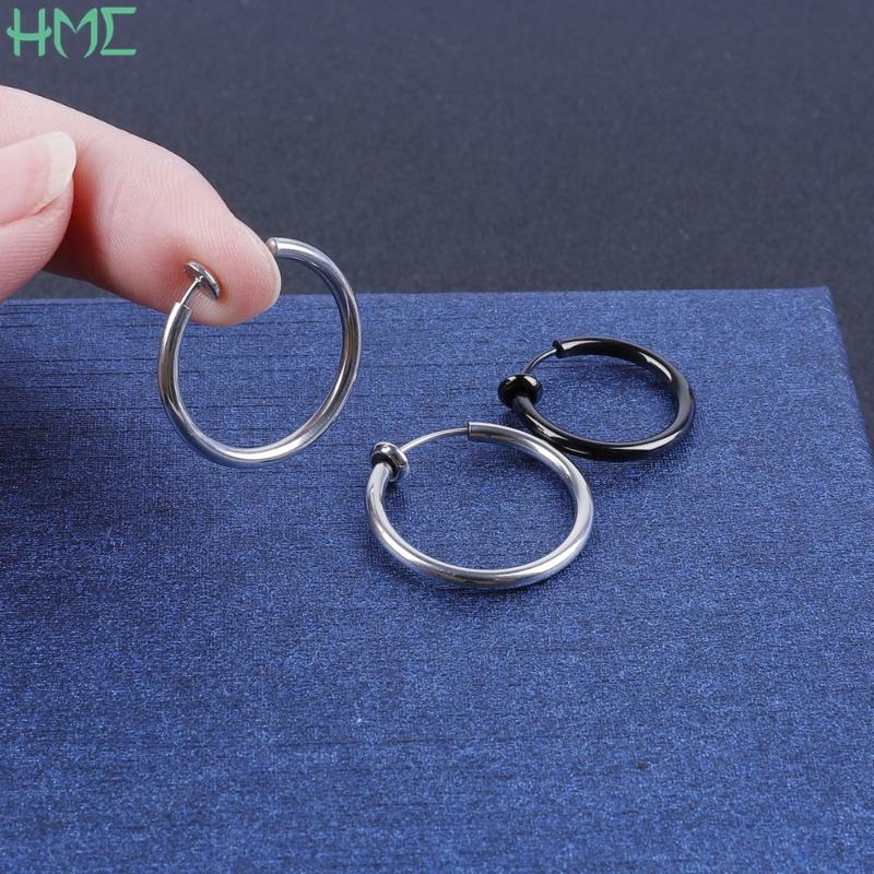 1pc NO Piercing Hole Ear Clip Rings Gold Color Titanium Stainless Steel Round Earrings for Women Men Male Punk Painless Brincos
1pc NO Piercing Hole Ear Clip Rings Gold Color Titanium Stainless Steel Round Earrings for Women Men Male Punk Painless Brincos