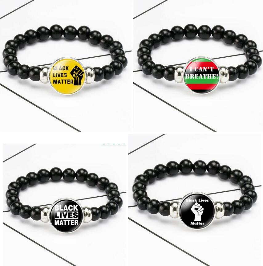 New I CAN'T BREATHE Black Lives Matter Beaded Strands Bracelet Protest Bracelets Women Men Glass Button Gemstone Strap Bracelets
New I CAN'T BREATHE Black Lives Matter Beaded Strands Bracelet Protest Bracelets Women Men Glass Button Gemstone Strap Bracelets