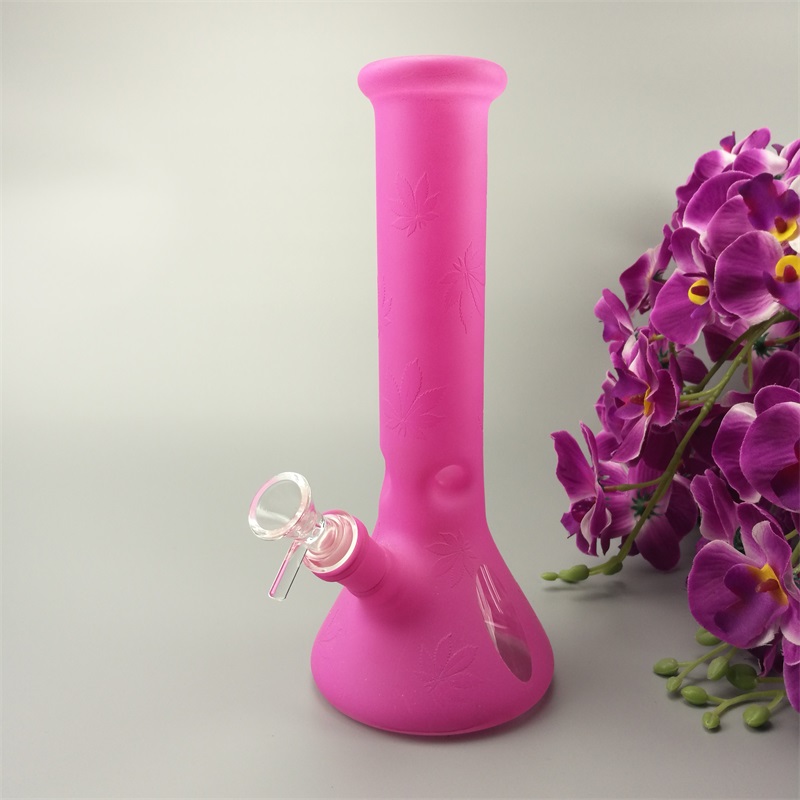 Pink Oil Dab Rigs 10Inches Glass Water Bongs Simple Design dap rig bong for Chicha Shisha
Pink Oil Dab Rigs 10Inches Glass Water Bongs Simple Design dap rig bong for Chicha Shisha
