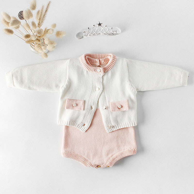 Baby Girl Outfits Clothes Set Newborn Baby Clothes Pocket Knit Coat + Rompers Suit Spring Autumn Infant Girls Clothing 0-2Yrs, 86024 rice white
Baby Girl Outfits Clothes Set Newborn Baby Clothes Pocket Knit Coat + Rompers Suit Spring Autumn Infant Girls Clothing 0-2Yrs, 86024 rice white