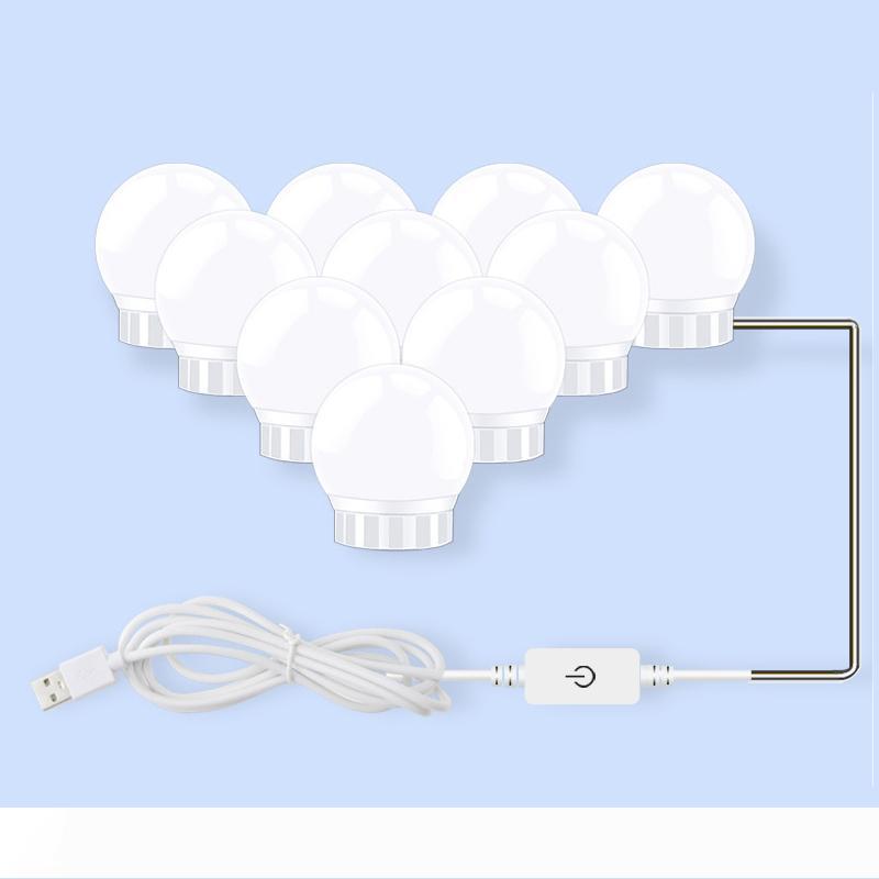 USB LED 12V Makeup Lamp Wall Lamp Beauty 14 Bulb Kit for Dressing Table Stepless Dimming Hollywood Vanity Mirror Lamp LED Lights
USB LED 12V Makeup Lamp Wall Lamp Beauty 14 Bulb Kit for Dressing Table Stepless Dimming Hollywood Vanity Mirror Lamp LED Lights