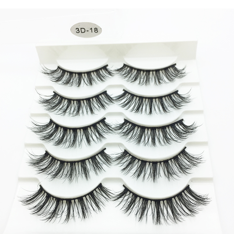 LTWEGO 5 pairs faux 3d mink lashes fluffy wispy false eyelashes natural long eyelash extension makeup handmade fake lash 3D-18
LTWEGO 5 pairs faux 3d mink lashes fluffy wispy false eyelashes natural long eyelash extension makeup handmade fake lash 3D-18