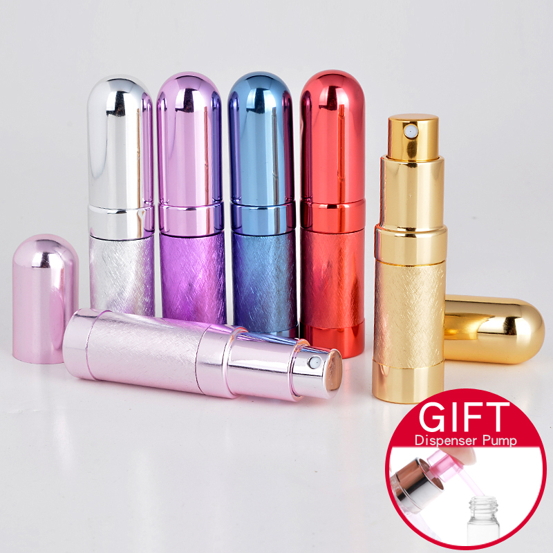 100 Pieces/Lot Fashion 5ML Mini Portable Refillable Perfume Bottle With Sprayer Empty Parfum Cosmetic Case For Traveler 
100 Pieces/Lot Fashion 5ML Mini Portable Refillable Perfume Bottle With Sprayer Empty Parfum Cosmetic Case For Traveler