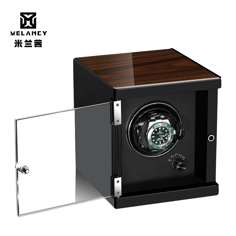 Automatic Single Watch Winder Box Luxury Motor Shaker Display Window Black Case Holder Remote Control Organizer Cajas De Reloj
Automatic Single Watch Winder Box Luxury Motor Shaker Display Window Black Case Holder Remote Control Organizer Cajas De Reloj