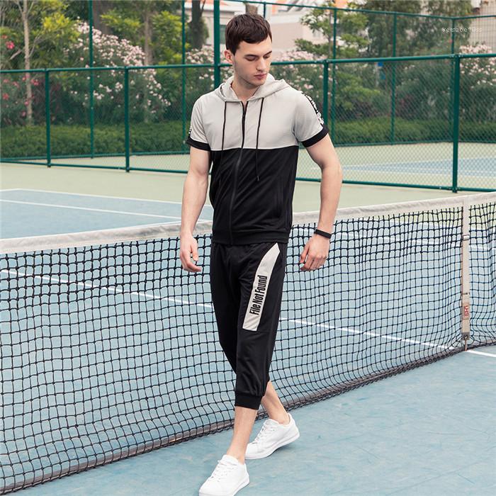 Zipper Loose Short Homme Summer Running Sports Suit Mens Hooded Tracksuit Short Sleeve Casual Tshirt With
Zipper Loose Short Homme Summer Running Sports Suit Mens Hooded Tracksuit Short Sleeve Casual Tshirt With