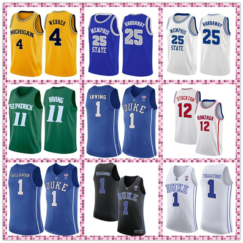 NCAA Kyrie 1 Zion Williamson Anfernee jersey Hardaway Irving John Stockton RJ Barrett Jersey Spud Webb Basketball Jerseys, 12
NCAA Kyrie 1 Zion Williamson Anfernee jersey Hardaway Irving John Stockton RJ Barrett Jersey Spud Webb Basketball Jerseys, 12