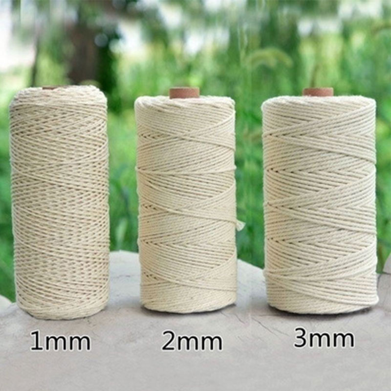 1/2/3mm 100M 100% Cotton Cord Rope Macram Beige Twisted Craft Macrame String DIY Home Textile Wedding Wall Hanging Decorative, 1mm x 100m
1/2/3mm 100M 100% Cotton Cord Rope Macram Beige Twisted Craft Macrame String DIY Home Textile Wedding Wall Hanging Decorative, 1mm x 100m