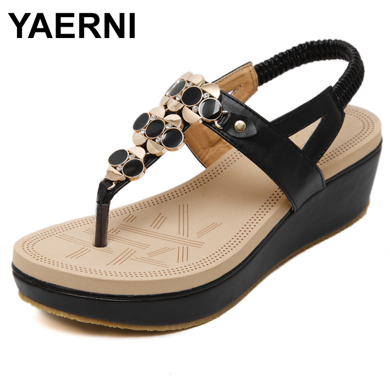 YAERNI Summer Comfortable Sandals Women Platform Sandals Fashion Flip Flops Shoes Woman 35-40, Black
YAERNI Summer Comfortable Sandals Women Platform Sandals Fashion Flip Flops Shoes Woman 35-40, Black
