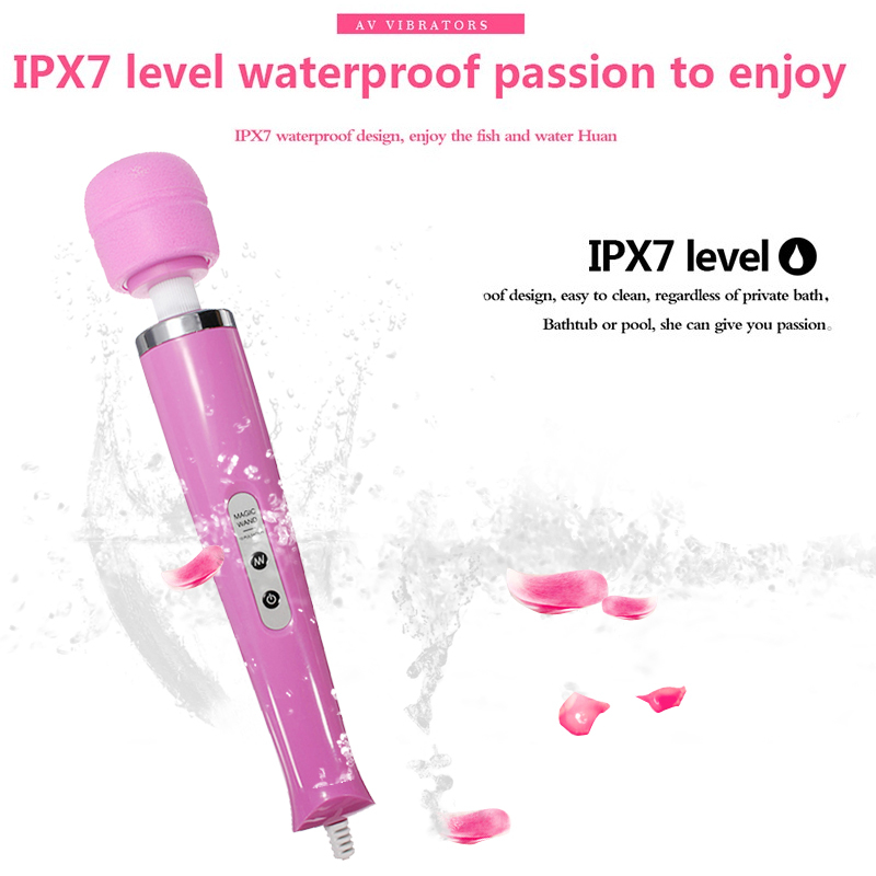 Black Wolf 10 Speed Vibrator Sex Toy Product Magic Wand Travel G-spot stimulation Massager Wired Style Personal Body Y200616