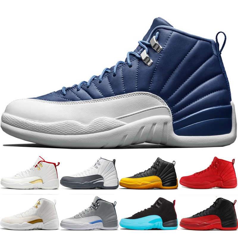 Newest Stone Blue mens basketball shoes 12 12s gamma blue Gym red Hot Punch o-black white University Gold mens trainer sneaker shoes, Dark grey
Newest Stone Blue mens basketball shoes 12 12s gamma blue Gym red Hot Punch o-black white University Gold mens trainer sneaker shoes, Dark grey