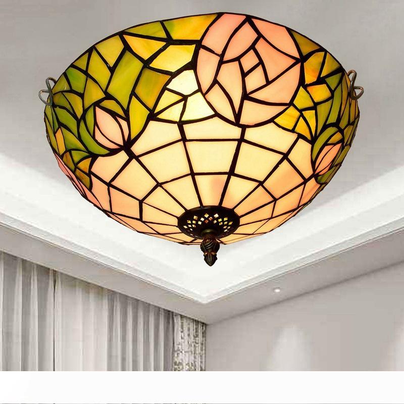 European retro creative rose glass lamp Tiffany stained glass corridor bedroom living room balcony ceiling lamp TF065
European retro creative rose glass lamp Tiffany stained glass corridor bedroom living room balcony ceiling lamp TF065