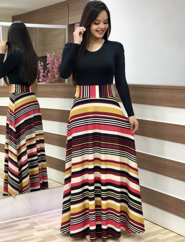 2019 popular European and American flower print color blocking long sleeve dress long short skirt women's dress plus size WGLYQ55, Black;gray
2019 popular European and American flower print color blocking long sleeve dress long short skirt women's dress plus size WGLYQ55, Black;gray
