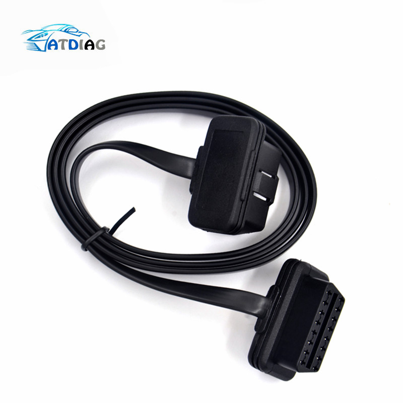 60/100CM 16Pin OBDII OBD 2 OBD2 Cable Connector Diagnostic-Tool ELM327 Adapter Flat Thin As Noodle Male to Female Extension
60/100CM 16Pin OBDII OBD 2 OBD2 Cable Connector Diagnostic-Tool ELM327 Adapter Flat Thin As Noodle Male to Female Extension