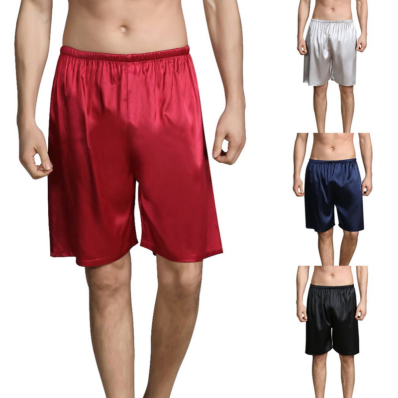 Summer Sleep Bottoms Men Sleepwear Shorts Comfy Silk Satin Pajama Homewear Shorts Loungewear Soft Home Wear Fashion, Black
Summer Sleep Bottoms Men Sleepwear Shorts Comfy Silk Satin Pajama Homewear Shorts Loungewear Soft Home Wear Fashion, Black