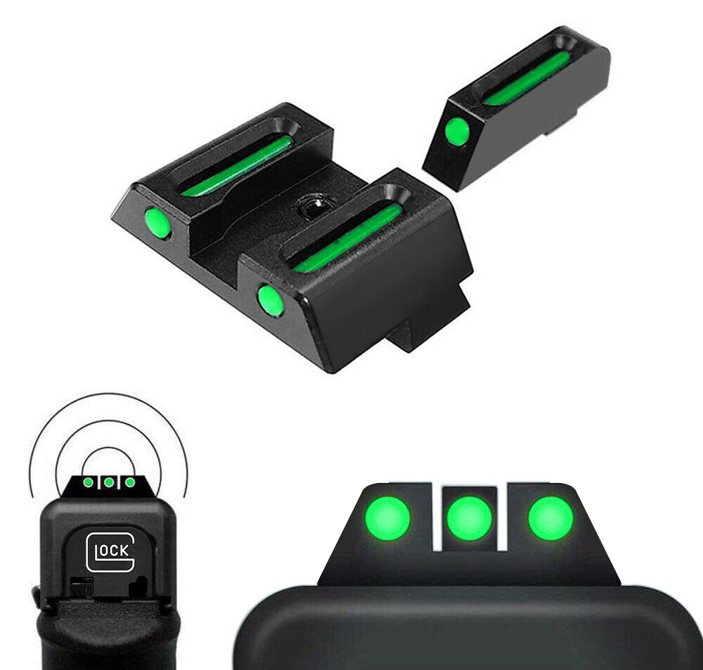 HQ Tactical Green/Red Fiber Optic Sight Mechanical For Pistol Handgun Fit Glo ck G17 17L 19 22 Series Model FREE
HQ Tactical Green/Red Fiber Optic Sight Mechanical For Pistol Handgun Fit Glo ck G17 17L 19 22 Series Model FREE