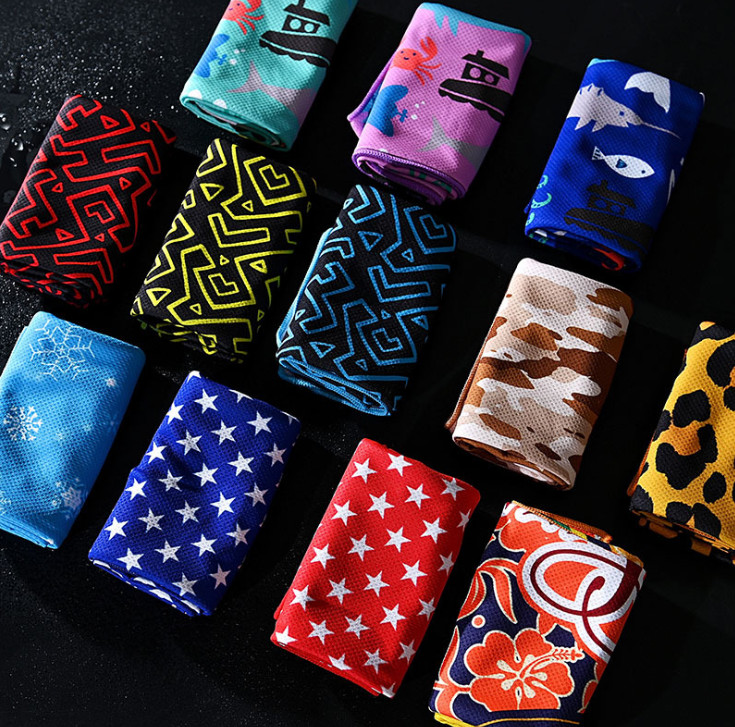 The latest model size towel, more than 20 styles to choose, fast cooling and silk printing fitness sweat-absorbent cold towels, Many colors
The latest model size towel, more than 20 styles to choose, fast cooling and silk printing fitness sweat-absorbent cold towels, Many colors