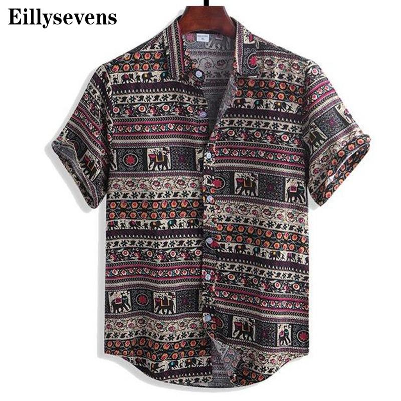 Summer Mens Fashion Ethnic Short Sleeve Holiday Beach Shirt Casual Printing Hawaiian Turndown Collar Button Vacation camisa#p3, Beige
Summer Mens Fashion Ethnic Short Sleeve Holiday Beach Shirt Casual Printing Hawaiian Turndown Collar Button Vacation camisa#p3, Beige