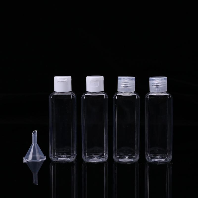 4pcs Split Bottle Flip Bottle 100ML Plastic Refillable Empty Containers Funnel Professional New Travel Points Bottling
4pcs Split Bottle Flip Bottle 100ML Plastic Refillable Empty Containers Funnel Professional New Travel Points Bottling
