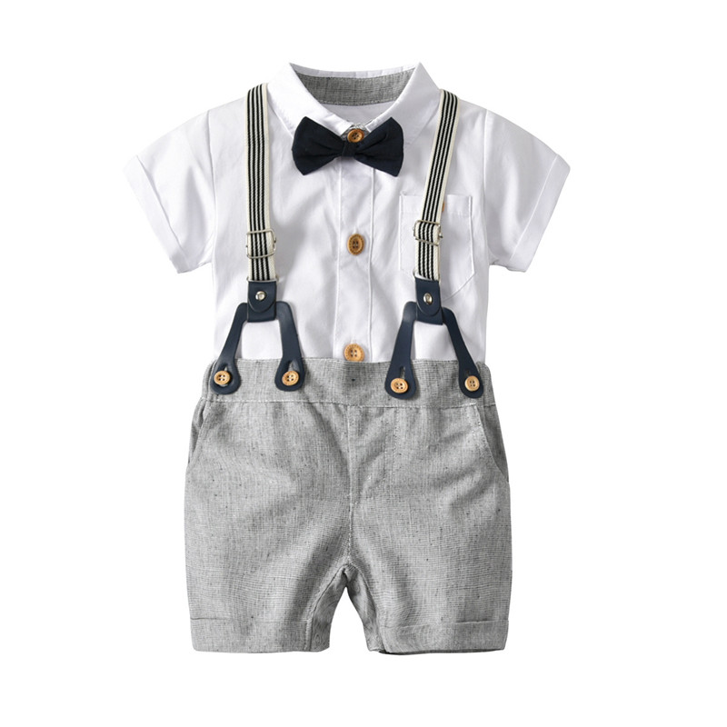 0-24M Summer Baby Boys Clothes Set 100% Cotton Romper+pants+bow Tie Wedding Birthday Baptism Clothing Suit Kids Child Outfits, Beige 
0-24M Summer Baby Boys Clothes Set 100% Cotton Romper+pants+bow Tie Wedding Birthday Baptism Clothing Suit Kids Child Outfits, Beige