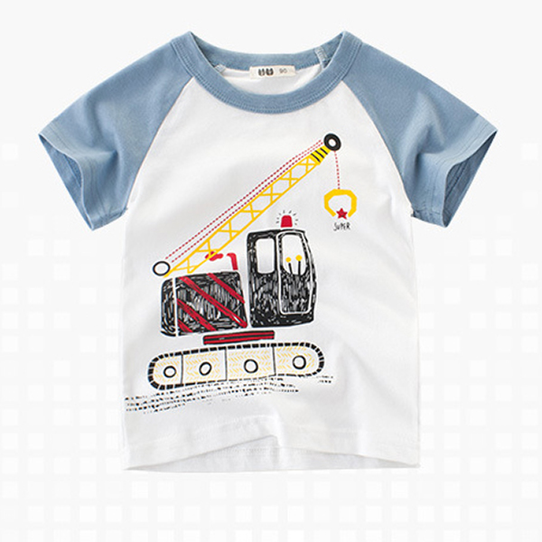 2020 Kids T-shirt for Boys T Shirt Car Cartoon Pattern Tops Child T-shirts for Girls Kids Boy Tshirt Kids Fashion Tees - view 9