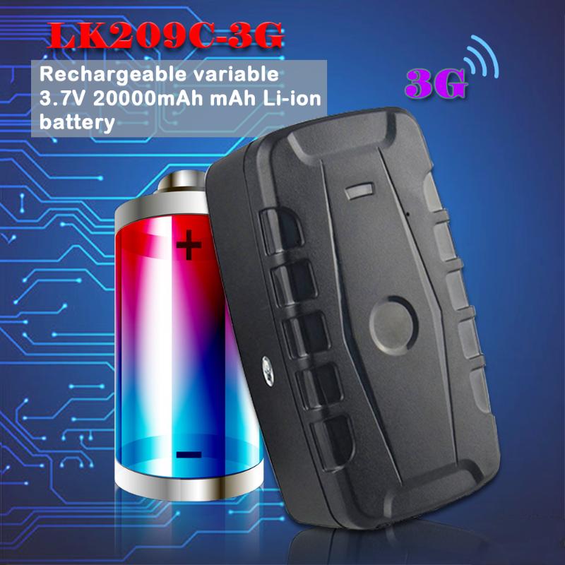Big Battery 3G Car GPS Tracker LK209C-3G with Strong Magnetic 20000mAh Long Standby Time History Route APP Real-time Tracking
Big Battery 3G Car GPS Tracker LK209C-3G with Strong Magnetic 20000mAh Long Standby Time History Route APP Real-time Tracking