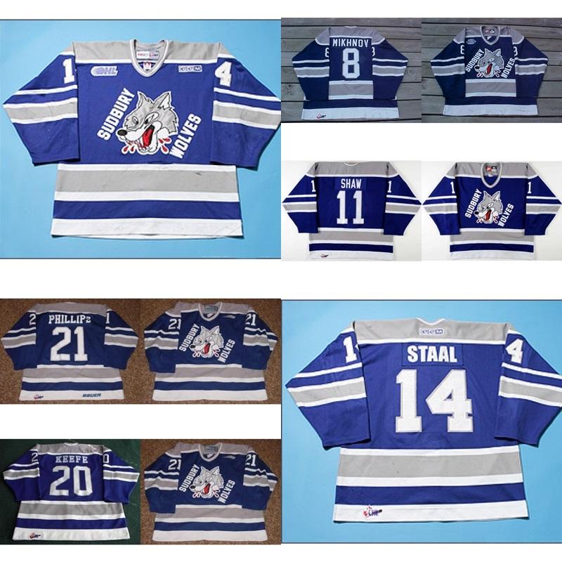 Customize OHL Sudbury Wolves Jersey 8 Mikhnov 21 Ryan Philips 20 Adam Keefe 11 Jeff Shaw Mens Womens Kids Hockey Jerseys Goalit Cut
Customize OHL Sudbury Wolves Jersey 8 Mikhnov 21 Ryan Philips 20 Adam Keefe 11 Jeff Shaw Mens Womens Kids Hockey Jerseys Goalit Cut
